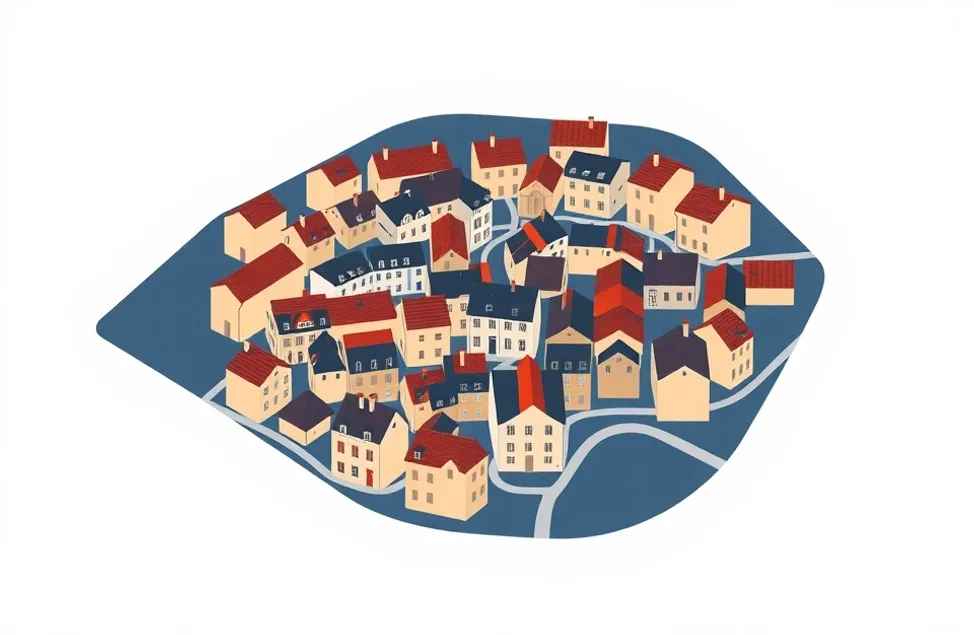 Carte du secteur d'intervention autour de Angers (49000)